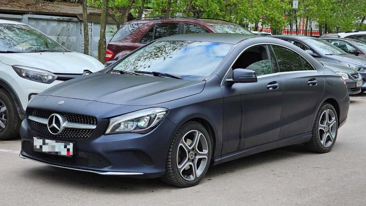 Купить Mercedes-Benz CLA I (C117, X117) Рестайлинг седан, 2017 года, цвет:  Синий, за 1350000 руб. в Санкт-Петербурге